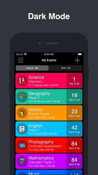 Exam Countdown - School & Uni سکرین شاٹس