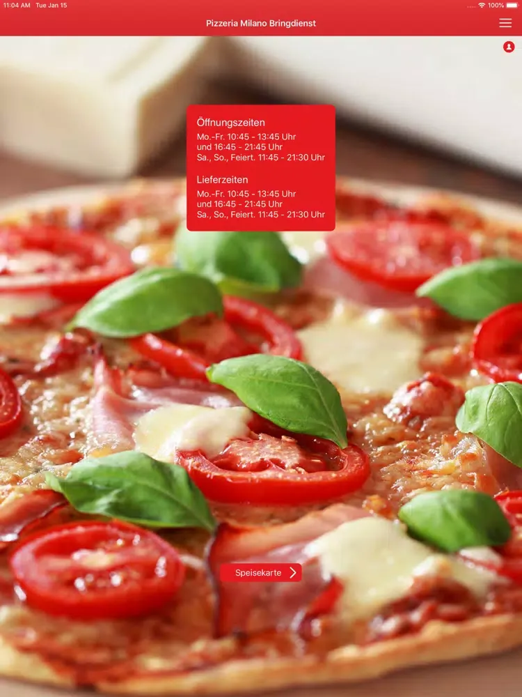 صور Pizzeria Milano Bringdienst iPad 