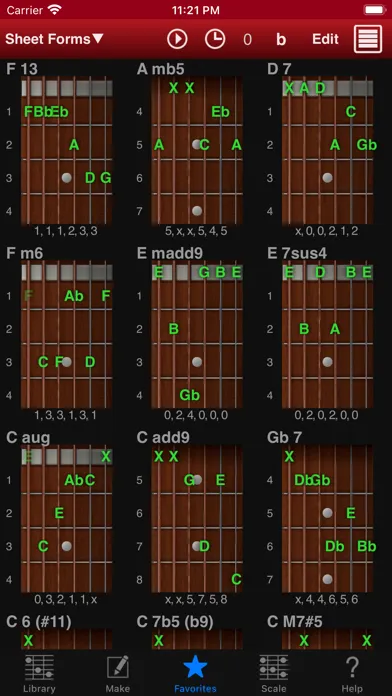 Zrzuty ekranu Guitar Kit - Guitar Chords