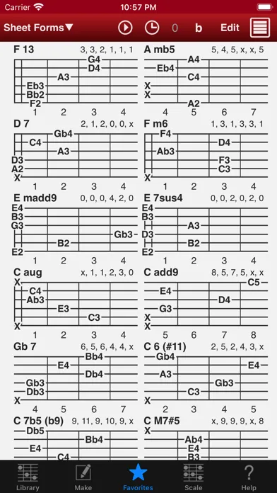 Zrzuty ekranu Guitar Kit - Guitar Chords