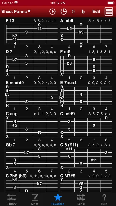 Zrzuty ekranu Guitar Kit - Guitar Chords