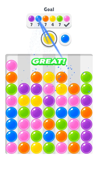 Tangkapan layar Bubble Pop Fall