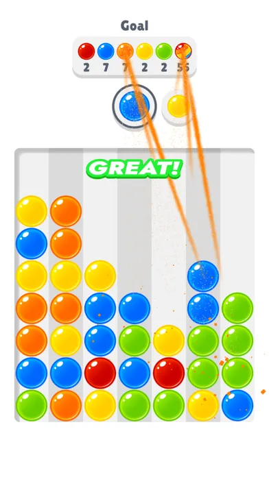 Tangkapan layar Bubble Pop Fall