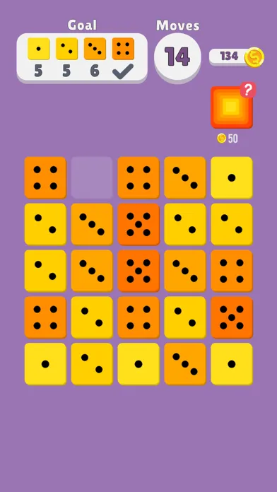 Capturas de tela do Dice Merge!