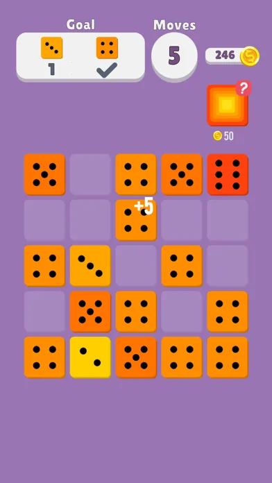 Capturas de tela do Dice Merge!