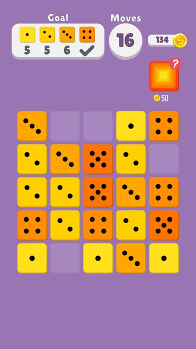 Capturas de tela do Dice Merge!