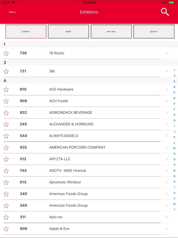 C&S East Coast Buying Show iPad  스크린샷