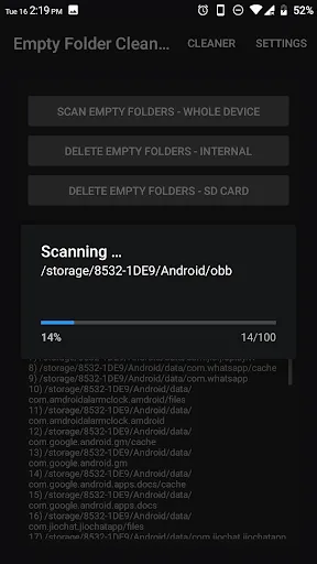 Empty Folder Cleaner स्क्रीनशॉट