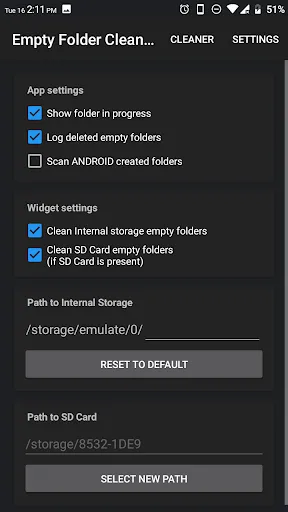 Empty Folder Cleaner स्क्रीनशॉट
