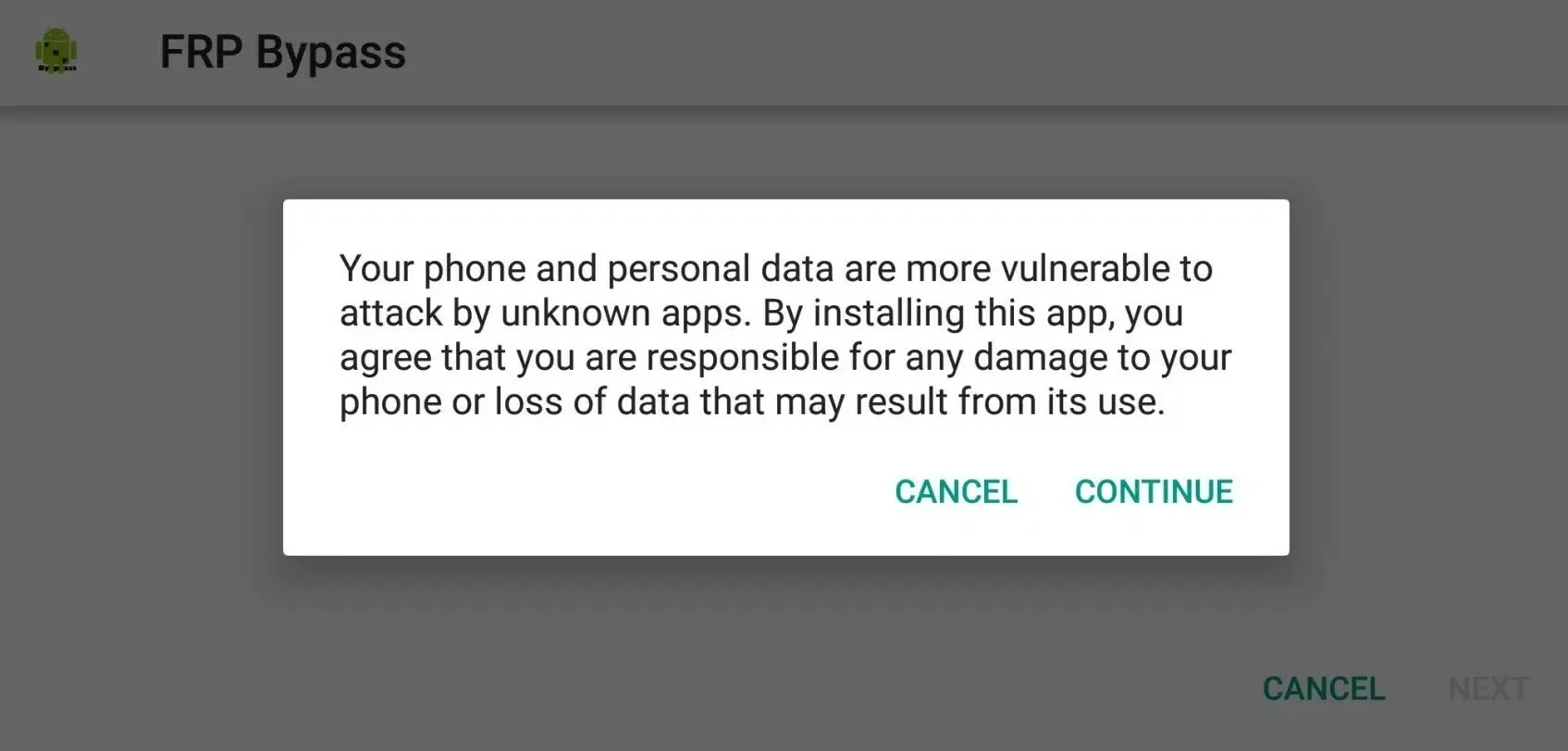 FRP Bypass Screenshots
