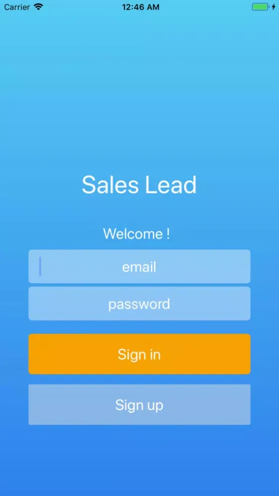 Sale Lead Screenshots