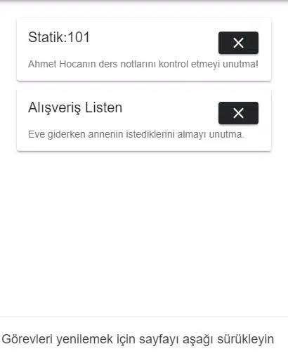 Görevler Screenshots