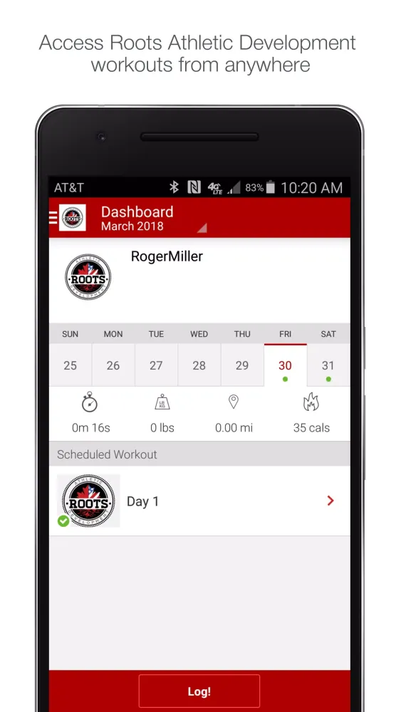 Captures d'écran de Roots Athletic Development