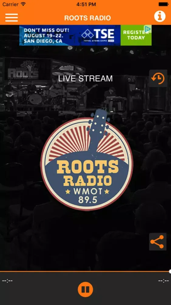 Zrzuty ekranu Roots Radio