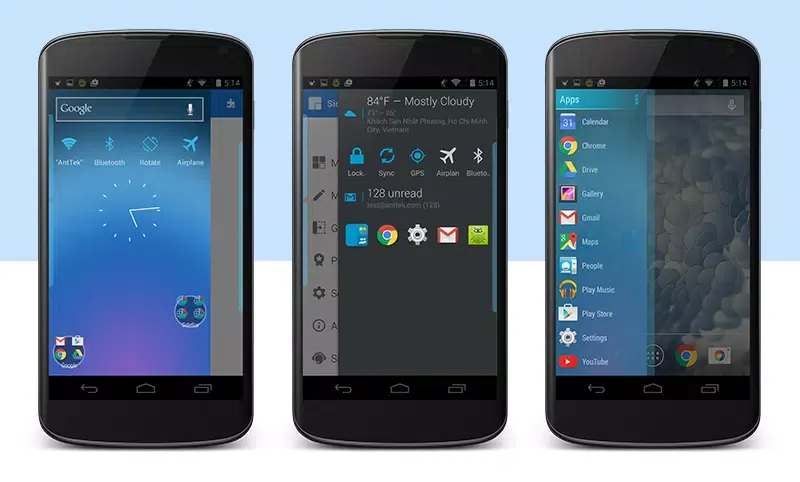 Capturas de pantalla de SideBar Plus
