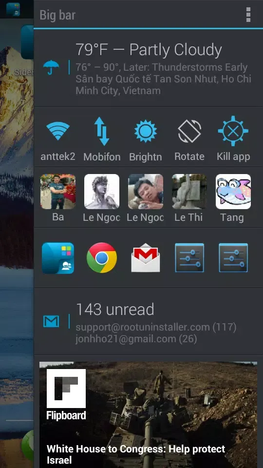 Capturas de pantalla de SideBar Plus