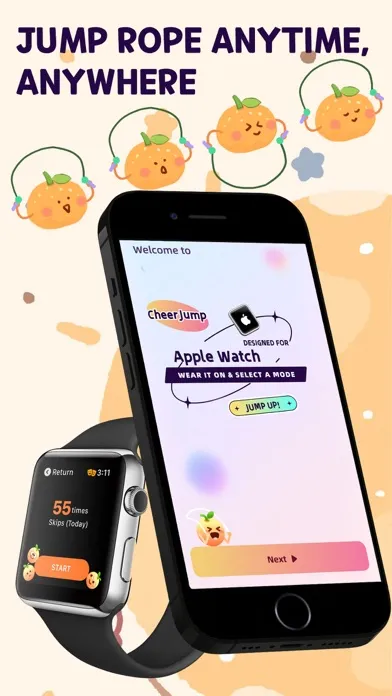 CheerJump - Jump Rope Count سکرین شاٹس