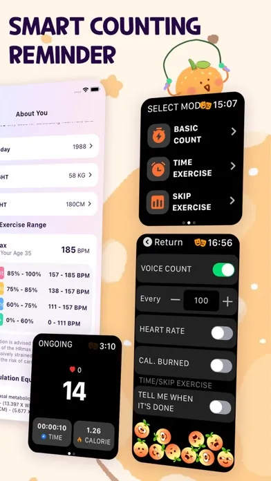 CheerJump - Jump Rope Count سکرین شاٹس