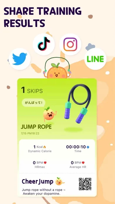 CheerJump - Jump Rope Count سکرین شاٹس