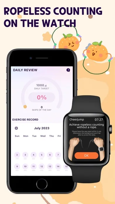 CheerJump - Jump Rope Count سکرین شاٹس