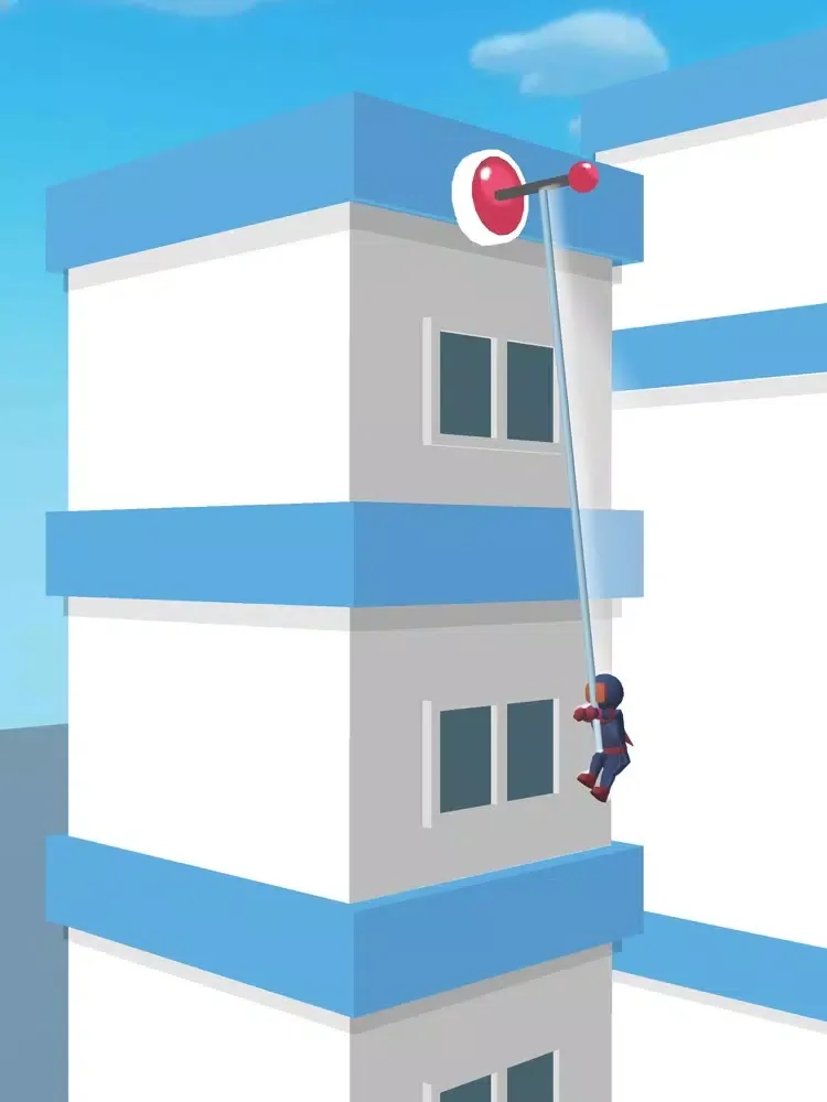 Capturas de tela do SwingHero - Stickman Rope Game iPad 