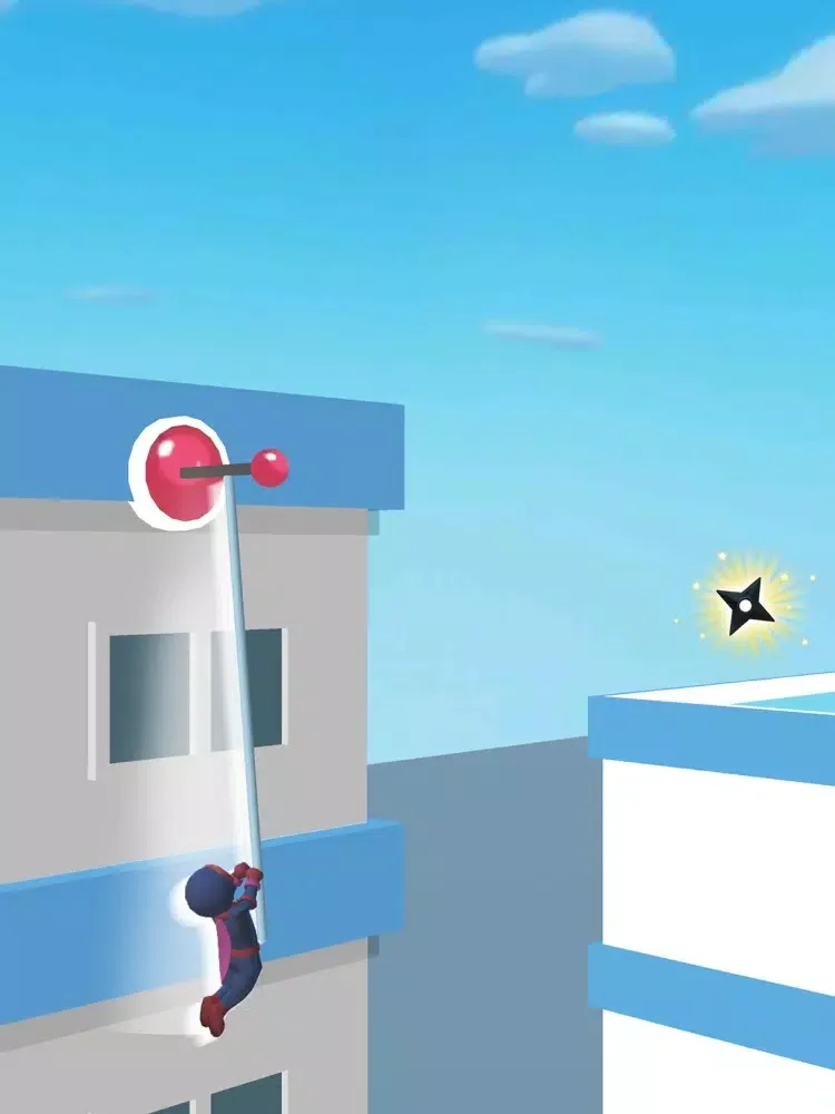 Capturas de tela do SwingHero - Stickman Rope Game iPad 