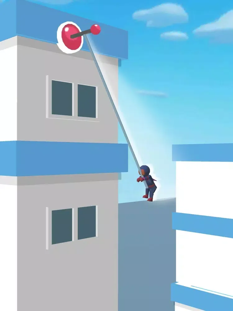 Capturas de tela do SwingHero - Stickman Rope Game iPad 