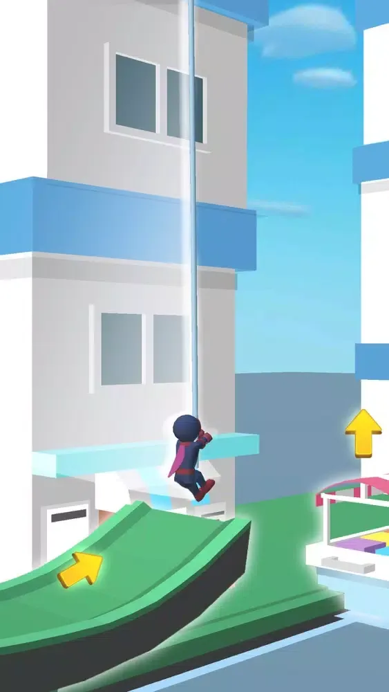 Capturas de tela do SwingHero - Stickman Rope Game