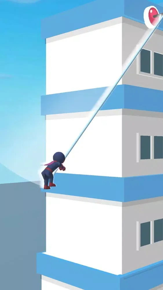 Capturas de tela do SwingHero - Stickman Rope Game