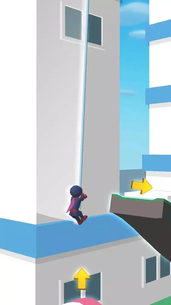 Capturas de tela do SwingHero - Stickman Rope Game