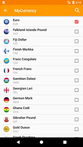 My Currency Converter & Rates 스크린샷