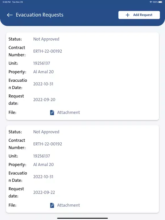 Ảnh chụp màn hình của AlNasrallah PMS iPad 