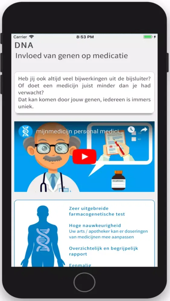 Screenshot di MijnMedicijn.nl