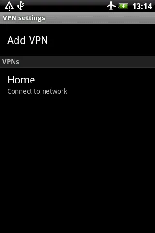 VPN Settings Screenshots