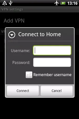 VPN Settings Screenshots