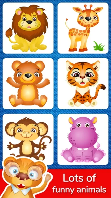 123 Kids Fun Puzzle Blue Games スクリーンショット