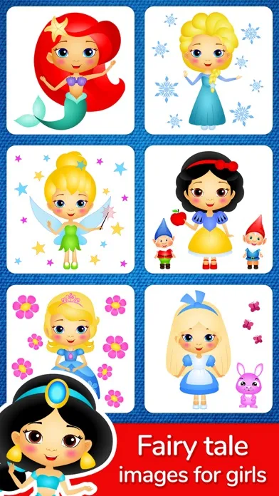123 Kids Fun Puzzle Blue Games スクリーンショット