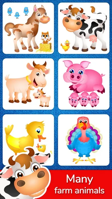 123 Kids Fun Puzzle Blue Games スクリーンショット