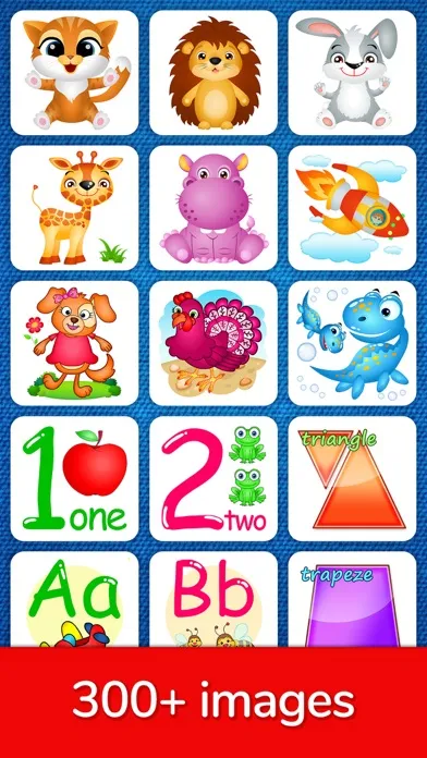 123 Kids Fun Puzzle Blue Games スクリーンショット