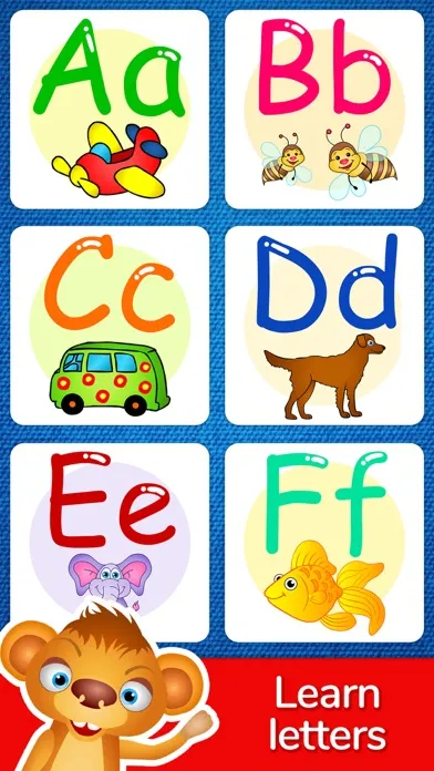 123 Kids Fun Puzzle Blue Games スクリーンショット