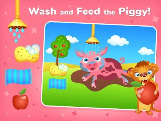Tangkapan layar 123 Kids Fun Animal Games iPad 