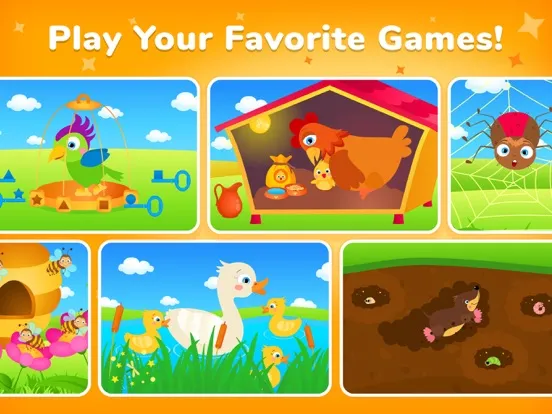 Tangkapan layar 123 Kids Fun Animal Games iPad 