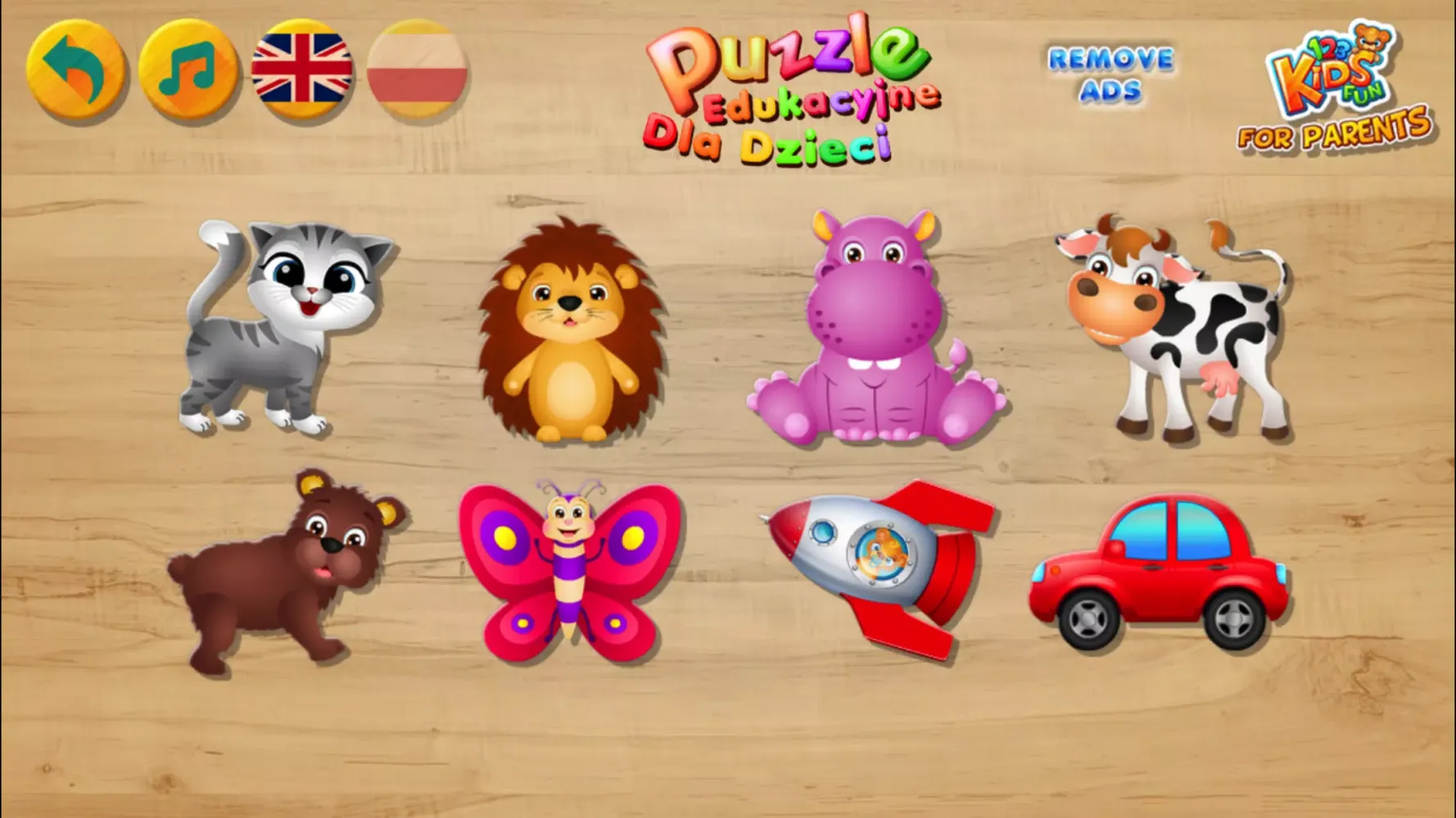 Puzzle edukacyjne dla dzieci स्क्रीनशॉट