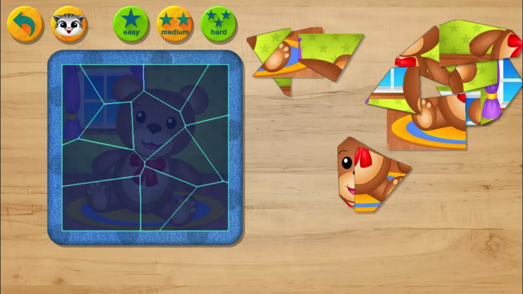 Puzzle edukacyjne dla dzieci स्क्रीनशॉट