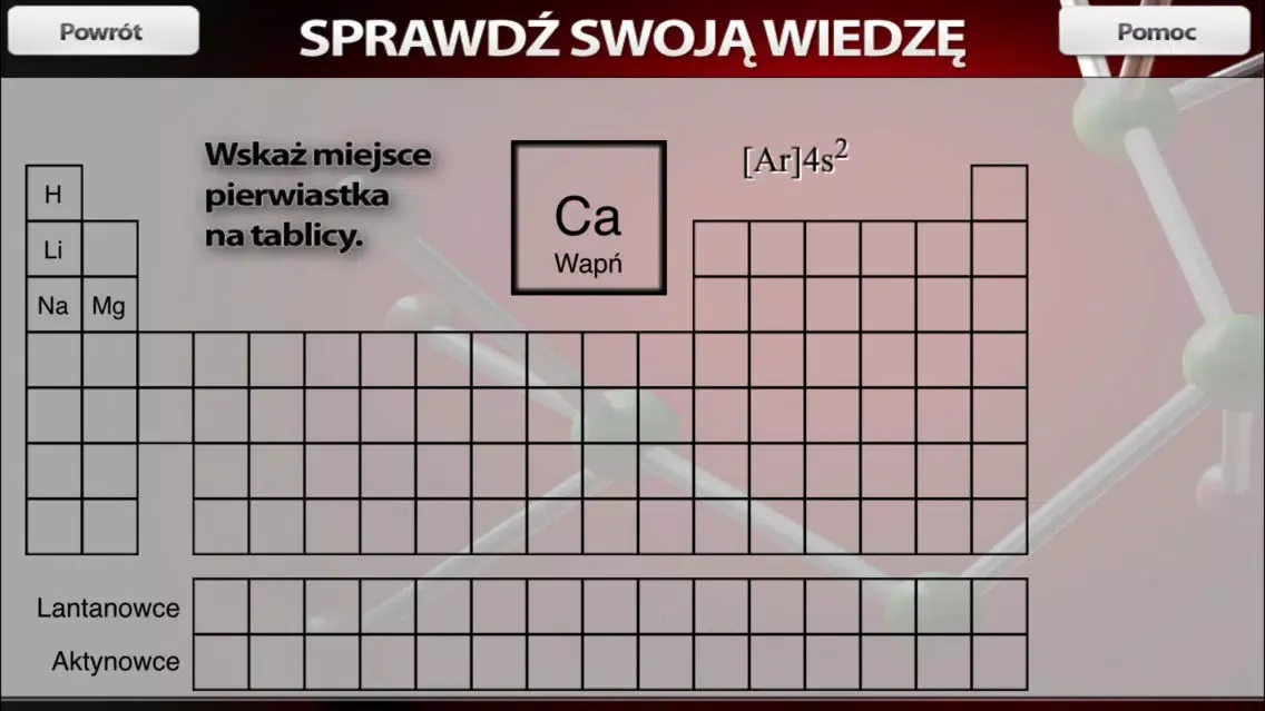 Captures d'écran de Pierwiastki - Edukacja