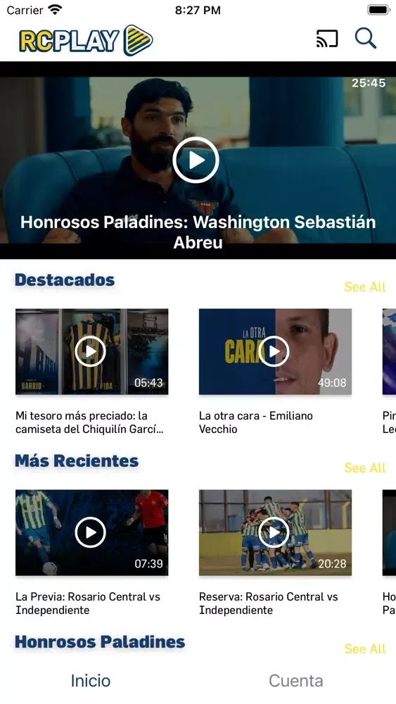 Captures d'écran de Rosario Central Play