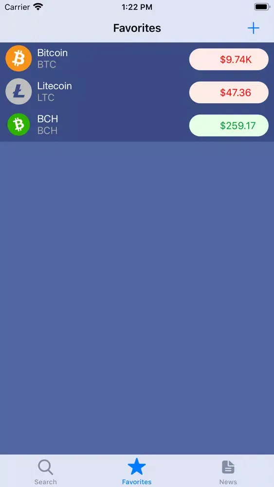 Cryptocurrencies স্ক্রিনশট