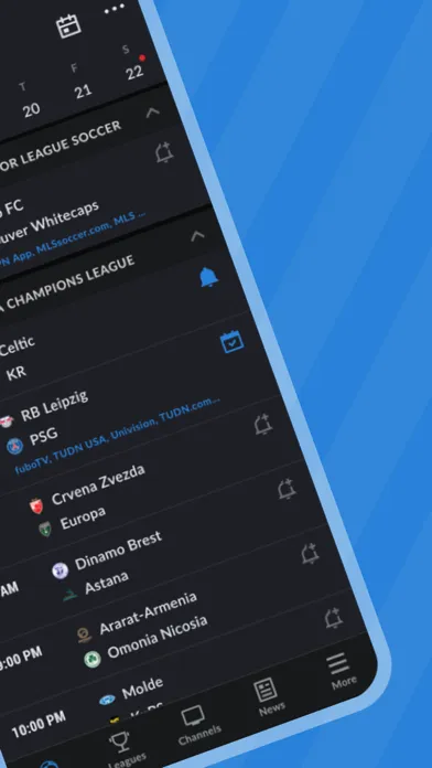 Live Soccer TV: Scores & Stats स्क्रीनशॉट