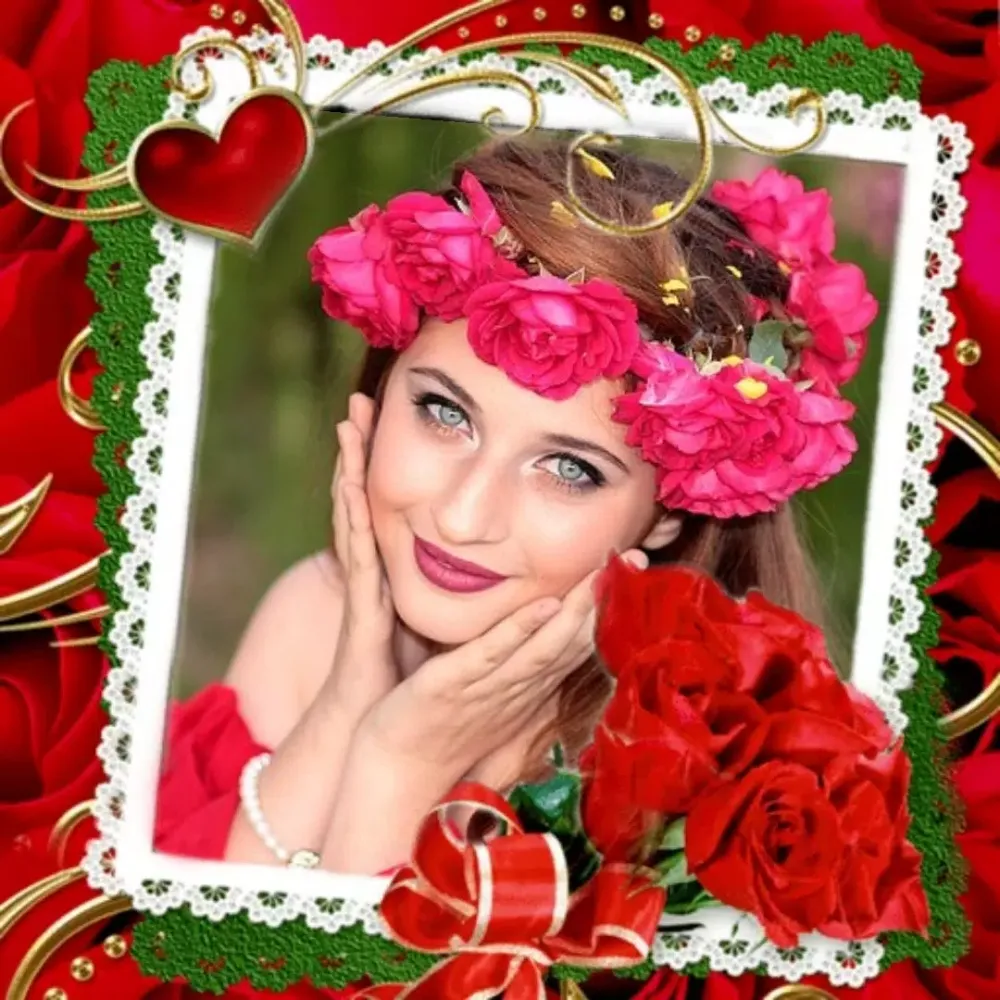 Rose Photo Frame স্ক্রিনশট
