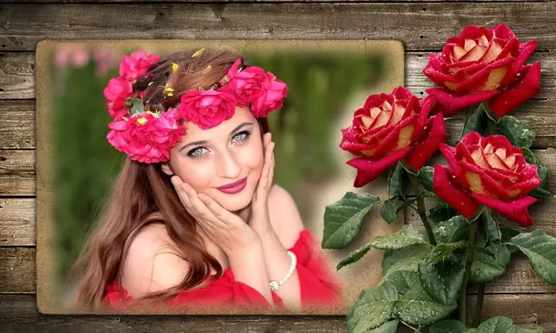 Rose Photo Frame স্ক্রিনশট